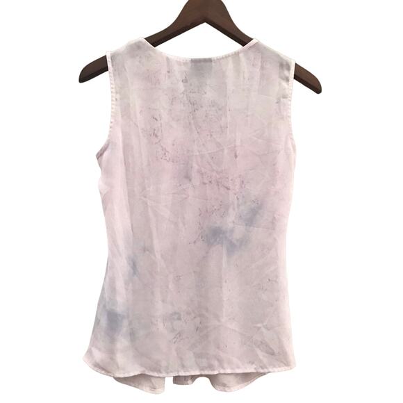 Ice Tie Dye Worthington Petites Tank Top Blouse Size Small - Picture 2 of 4